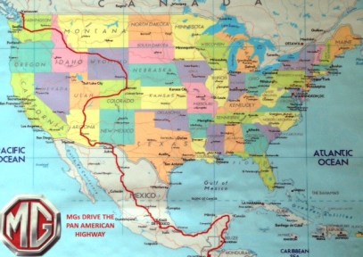 MG Pan American Map USA
