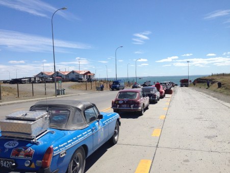 Blue B and her 7 fellow Mgs wait for the Ferry 
